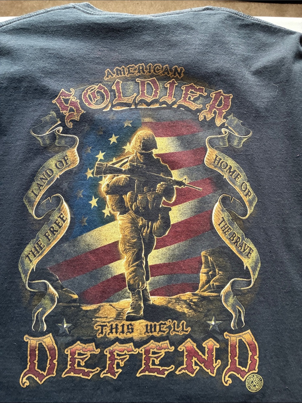 American Soldier "This We'll Defend" Graphic T-Shirt - xxl